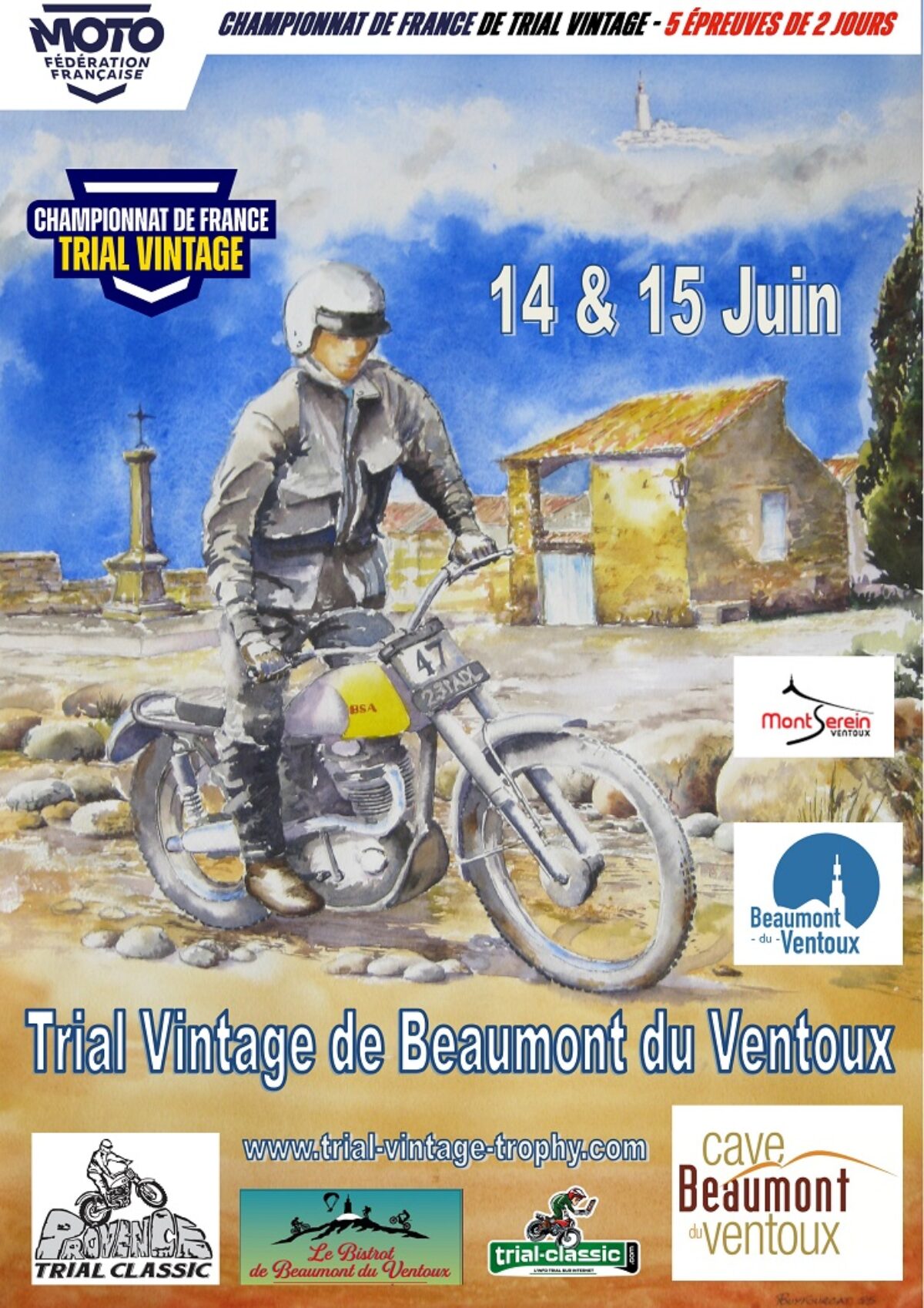 CF – Beaumont du Ventoux – Liste des inscrits